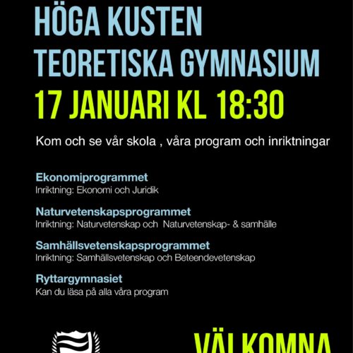 Öppet hus 17 januari 18:30